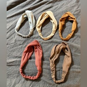 Multicolor Headband Set of 5
